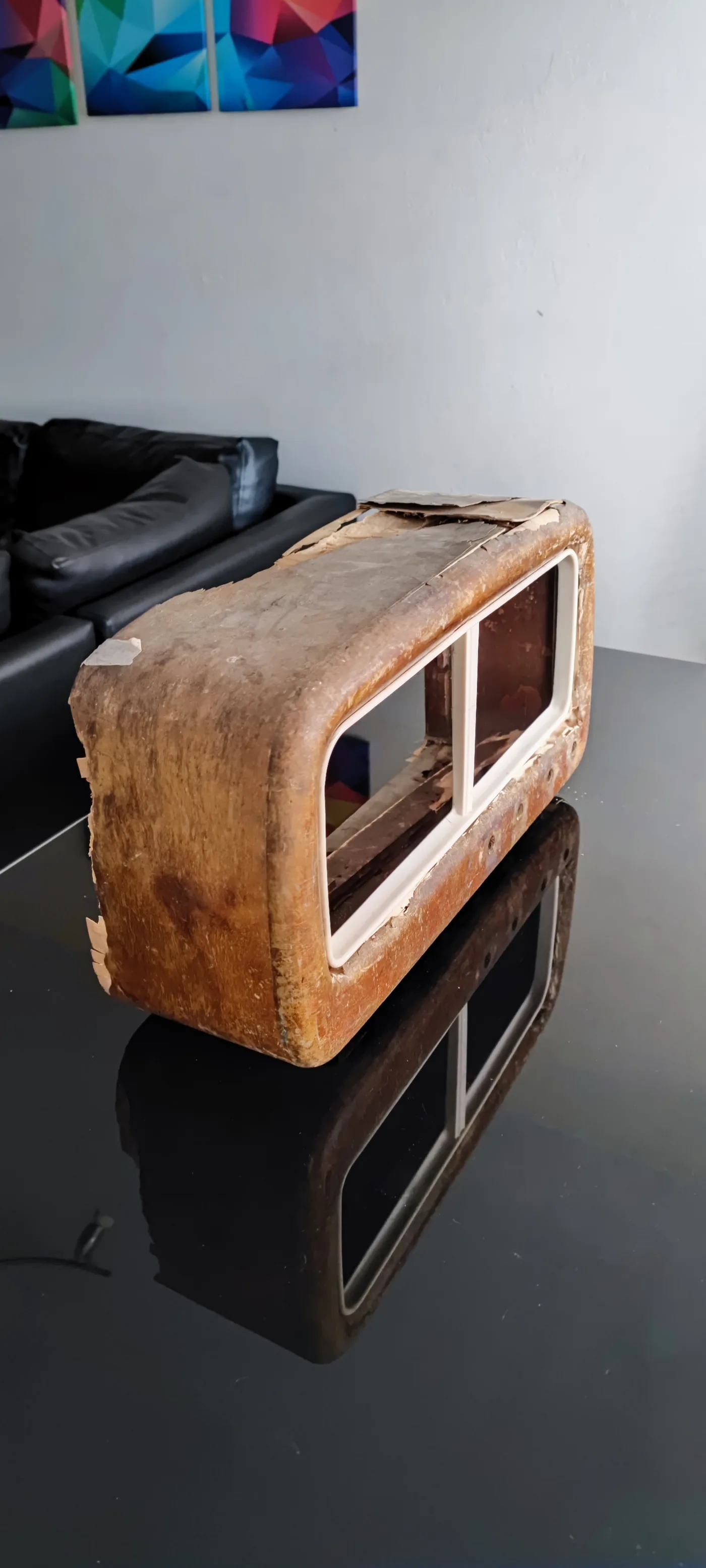 Restauración del taller: antes y después